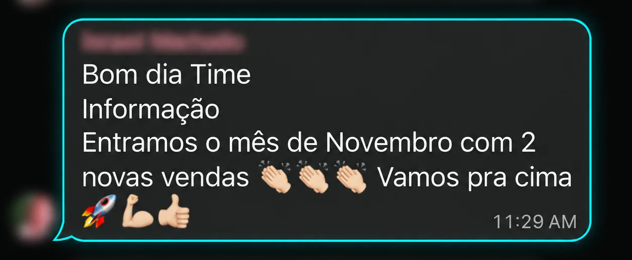 Mês aberto com duas vendas novas já nos primeiros dias.